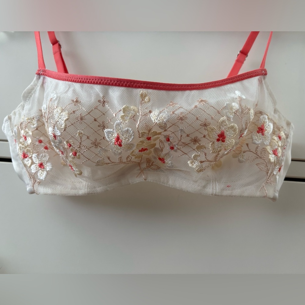 PEACH JOHN Embroidered Floral Bra - Picture 2 of 8